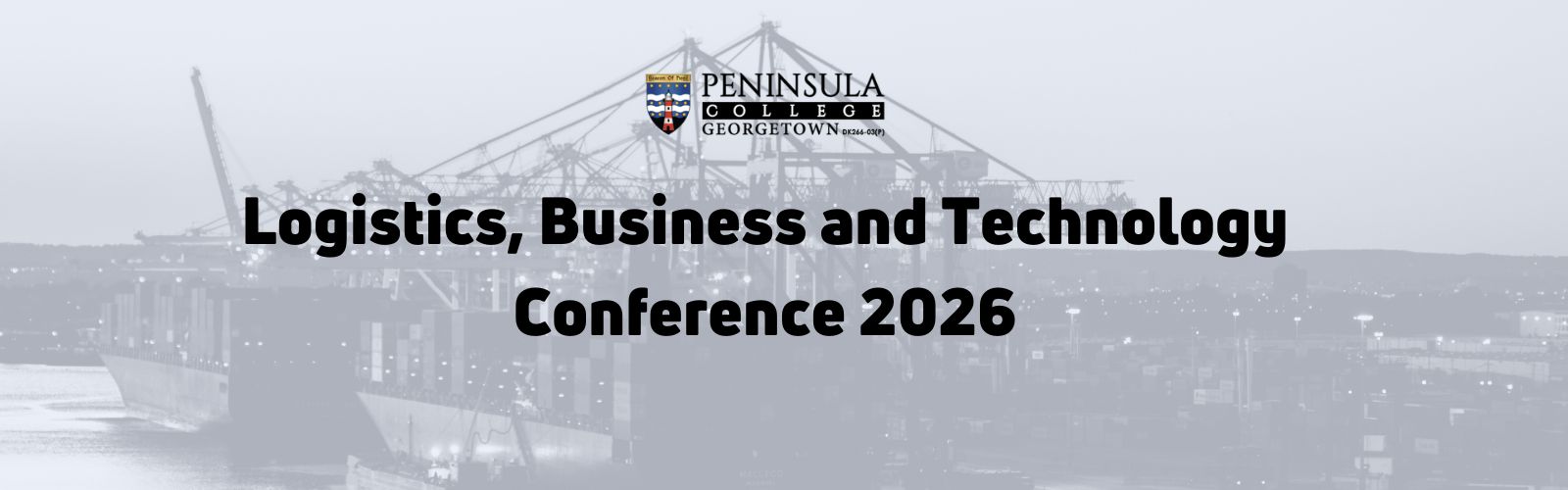 Logistics, Business and Technology Conference poster